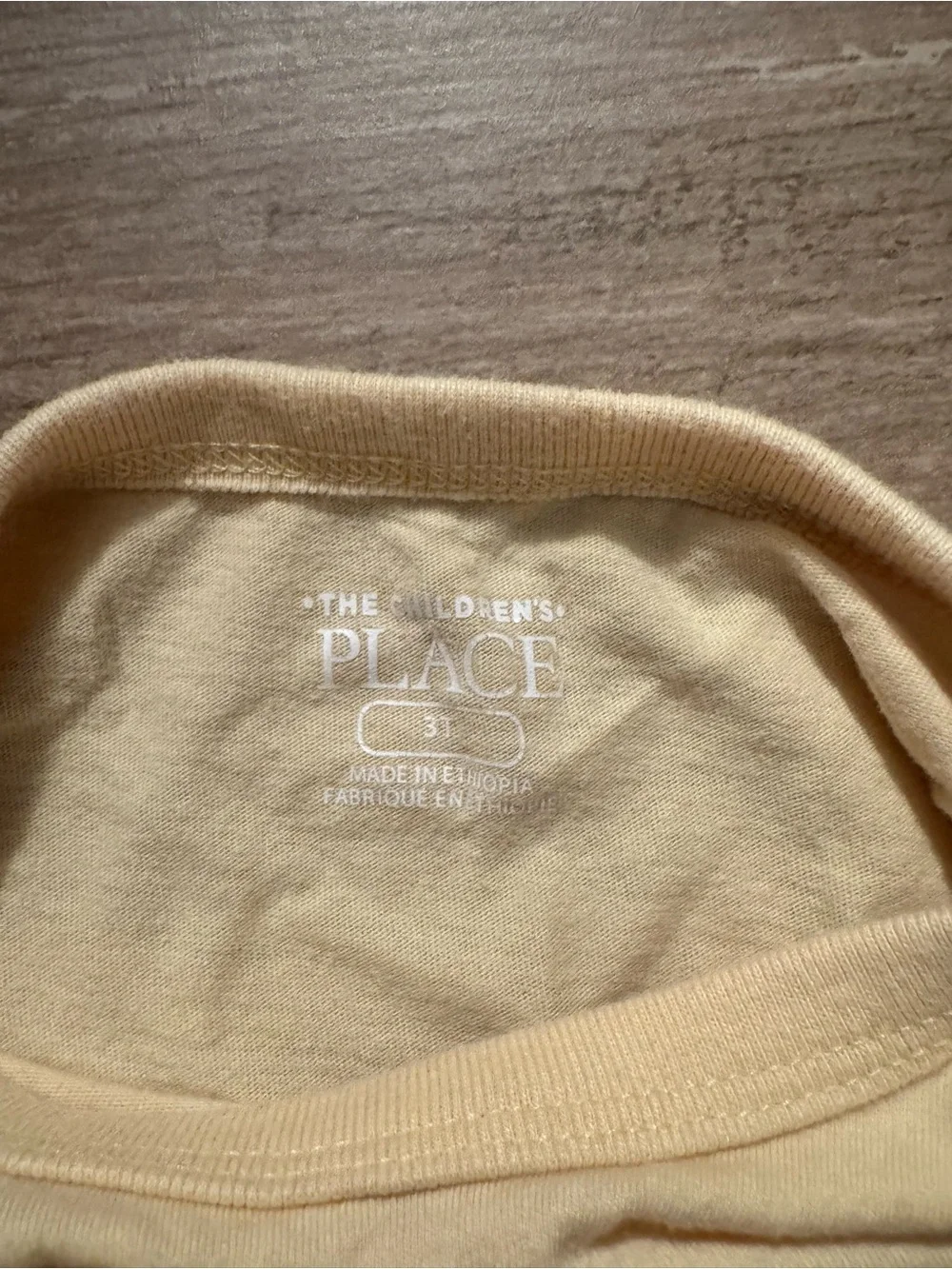 The Children's Place Cream T-Shirt with Blue Scooter Chick Graphic